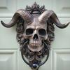 Punk Skull Door Knocker Sheep Head Devil Head Knocker Gothic Satan Door Hanging  Door Buckle