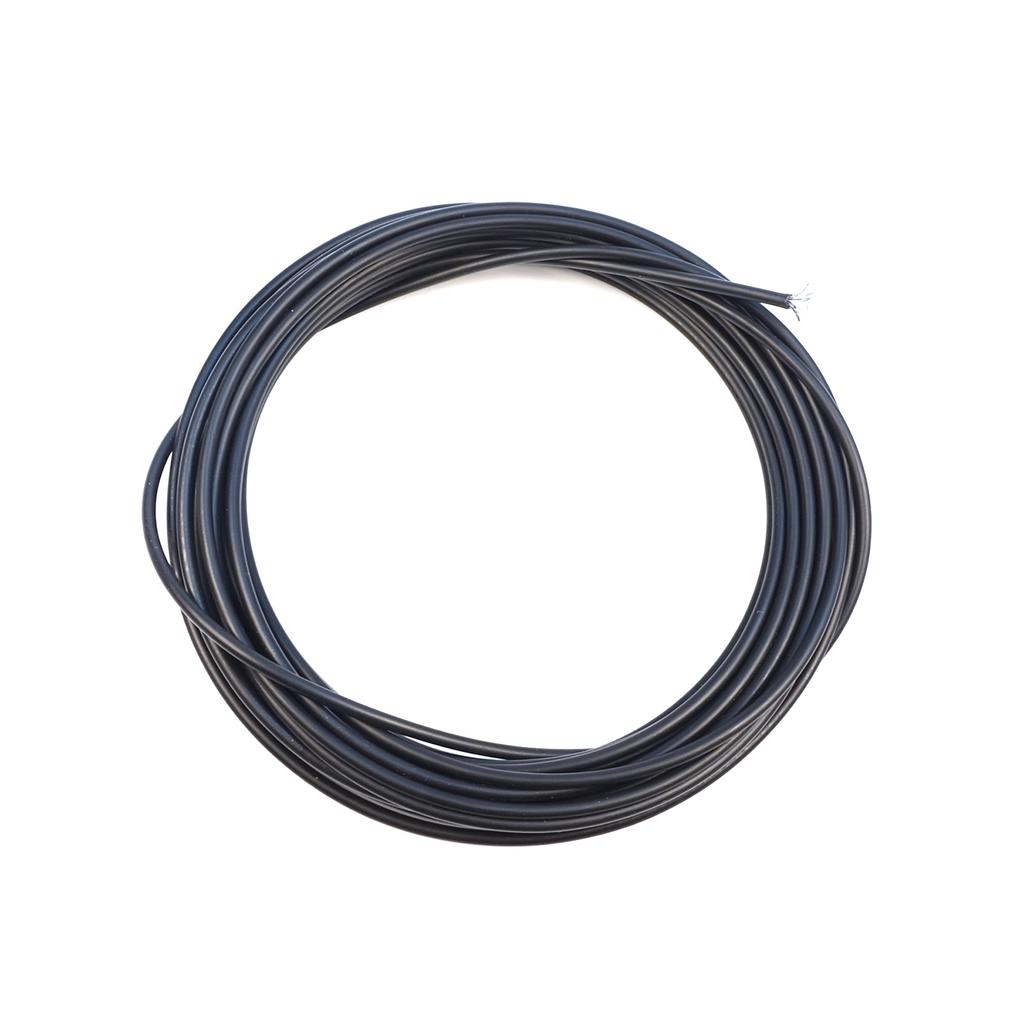 BWR5629 Steel Cable Rope Wire Sound Isolation Protection Hose Inner Diameter 1.2 mm Outer Dia 4 mm Length 10 Meters for Universal Many Car Motorcycle