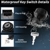 X Autohaux Ignition Key Switch No.4110264 for Polaris ATP 330 4X4 2004-2005