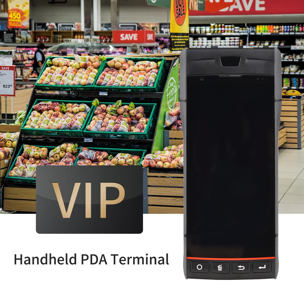Handheld POS Receipt Printer Android 9.0 PDA Terminal Support Global Position System 4G WiFi BT