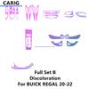 For BUICK REGAL 17-22 Interior Carbon Fiber Pattern Sticker Protective Film Modification Accessories