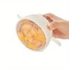 1pc Transparent Silicone Kitchen Utensils Fresh-keeping Stretch Universal Bowl Cover Refrigerator Microwave Oven Sealed