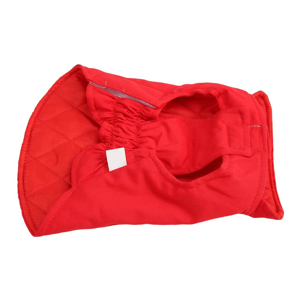 Толстый жилет для питомца, милый, теплый, хлопковый, предотвращающий выпадение шерсти, осенне-зимняя одежда для собак малых и средних пород, красный