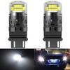 Katur 2x T25 3157 Светодиодная лампа для автомобиля, стоп-сигнал, задний фонарь, супер яркая, 6000K, белая, мощная лампа ДХО, Plug and Play, для Buick Enclave