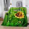 Plants vs. Zombies blankets Suitable for sofas, travel, living rooms also a good gift for friends and family Suitable for all seasons.