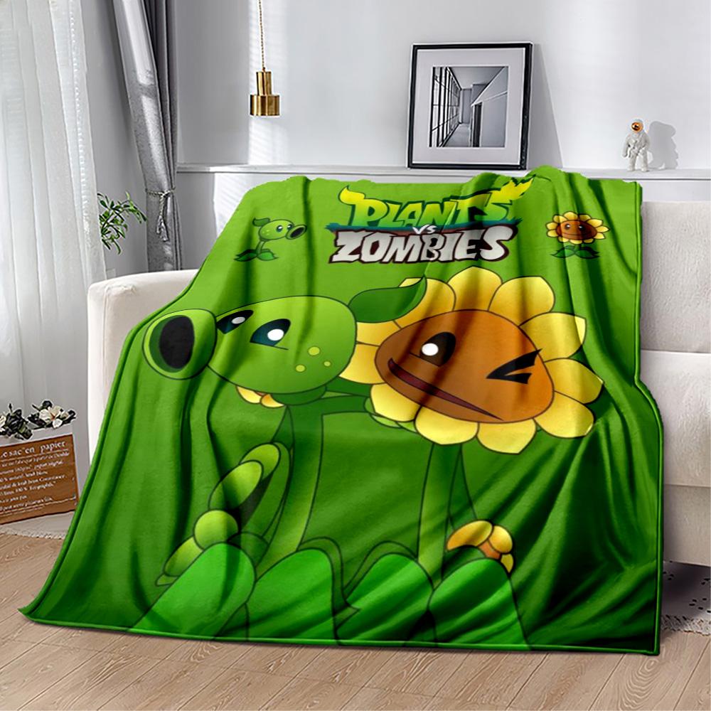 Plants vs. Zombies blankets Suitable for sofas, travel, living rooms also a good gift for friends and family Suitable for all seasons.