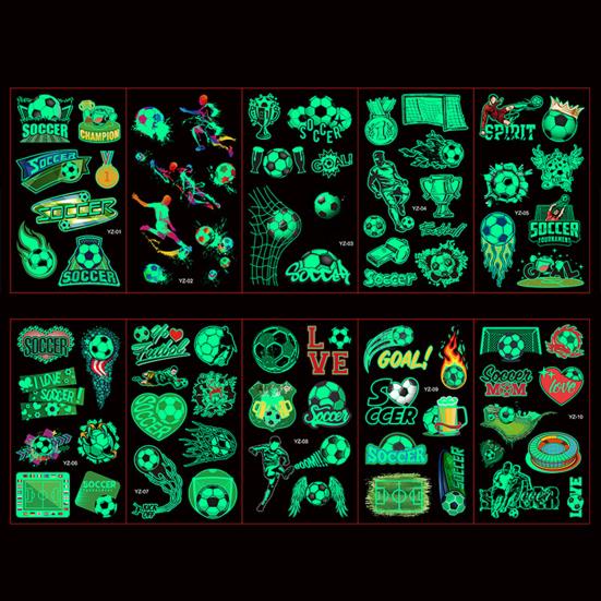 Стильные футбольные татуировки наклейки DIY украшения высокой вязкости