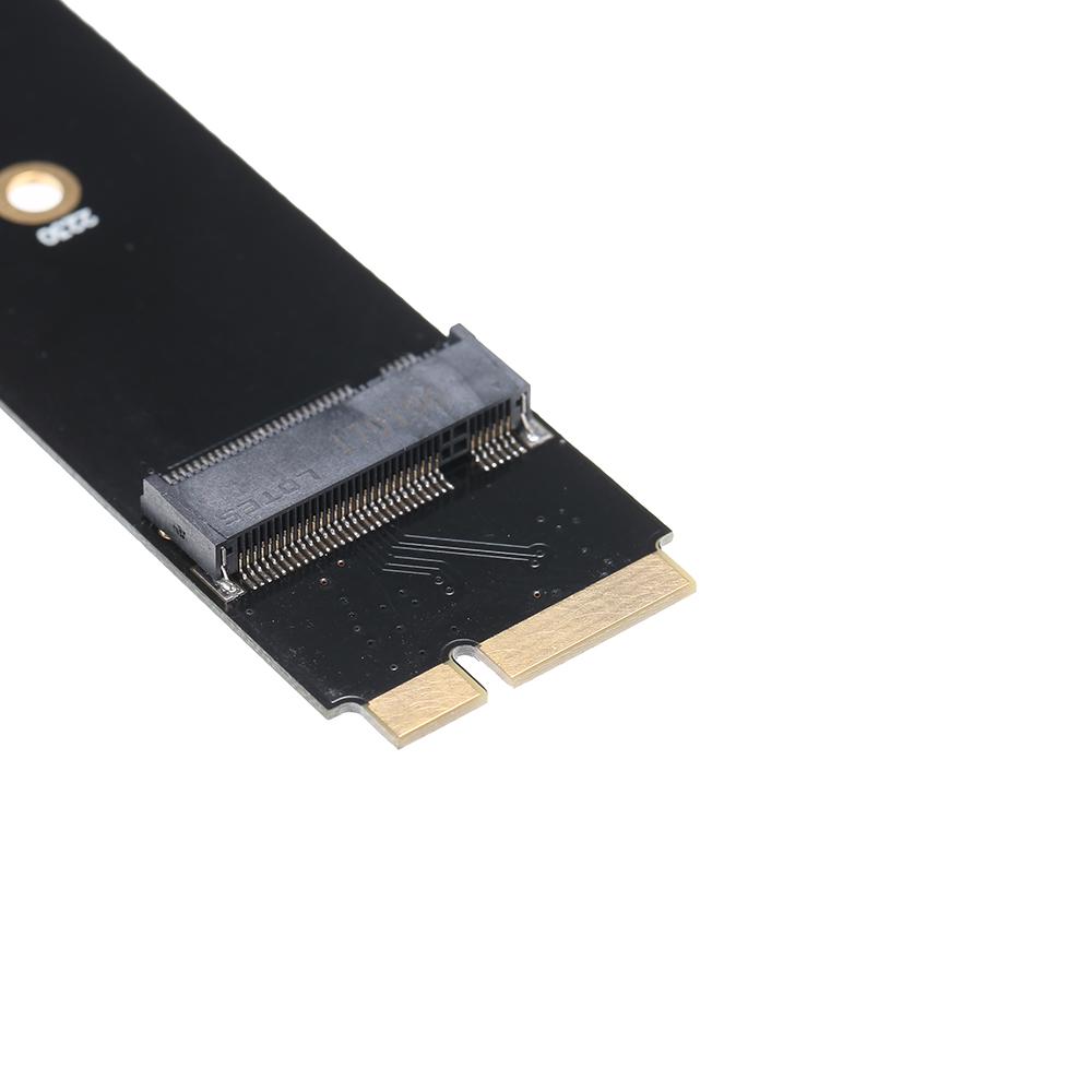 M.2 NGFF B Key SATA to 7+17 Pin Adapter Replacement for MacBook Air A1465 A1466 (2012 Year only) SSD Replacement HDD Hard Disk Drive Converter Card