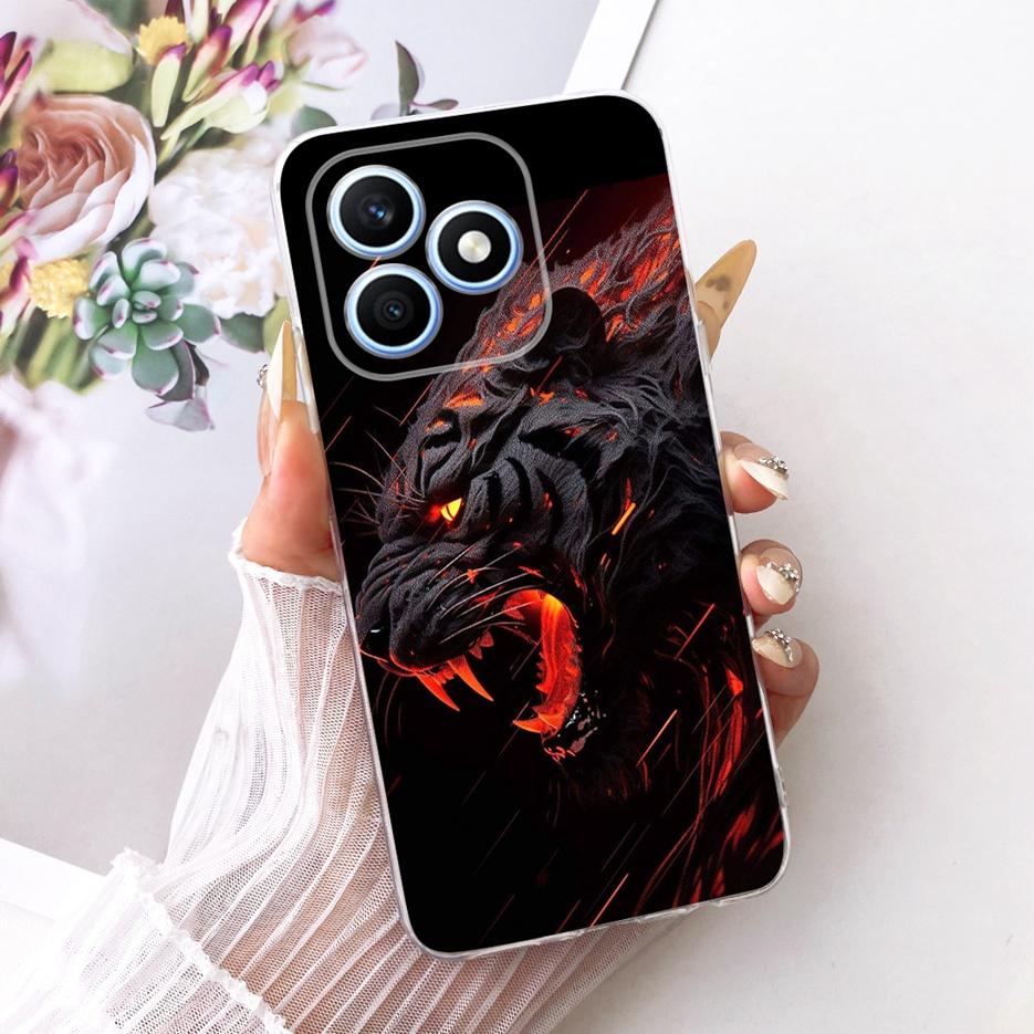 Чехол для Honor X8d 4G Крутой Модный Расписной Чехол 6.77'' Мягкий Силиконовый Чехол для Телефона Для Honor X8d X 8d HonorX8d 4G Задняя Крышка Coque