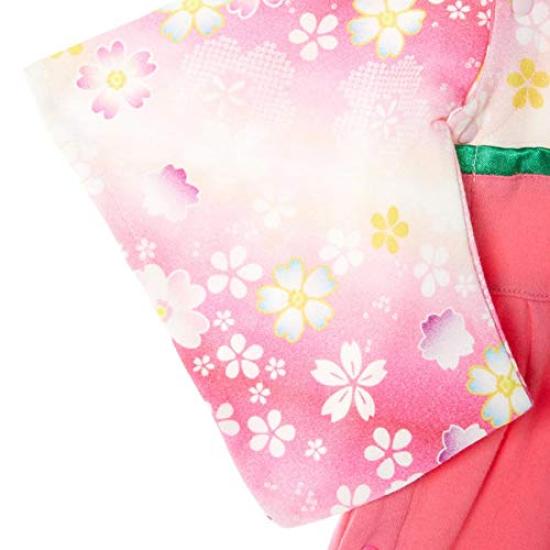 Молочный чай Детские хакама комбинезон персиковый 90 см хлопковая одежда Детская одежда Фестиваль Фестиваль Первый фестиваль Фестивальный костюм Японская одежда Кимоно Новинка