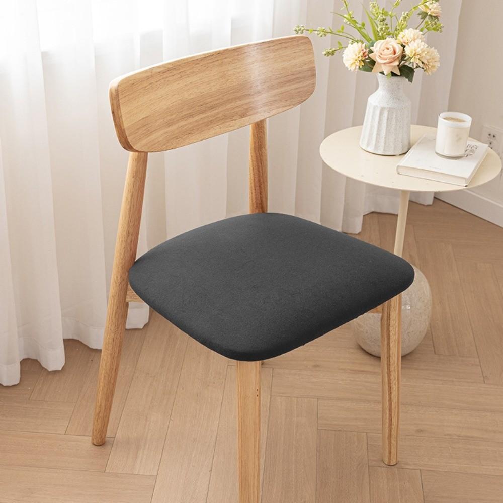 Elastic Dining Chair Cover Velvet Chair Protective Slipcover for Home&Hotel Decoration