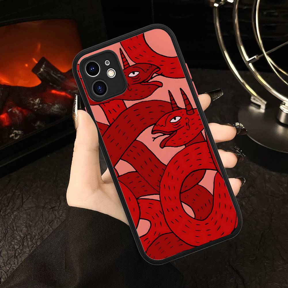 Polly Nor Print Phone Case For IPhone 16 15 14 11 12 13 Pro Max X Plus XS MAX Translucent Matte Cover