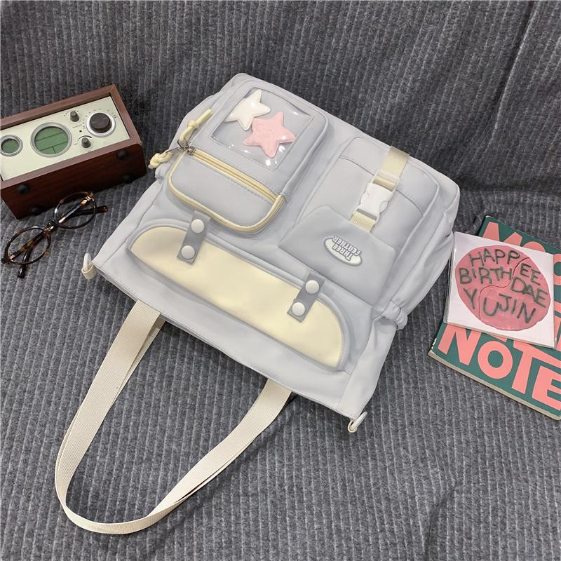 Студенческая классная книжная сумка, школьная сумка, женская сумка через плечо, сумка-мессенджер для девочек