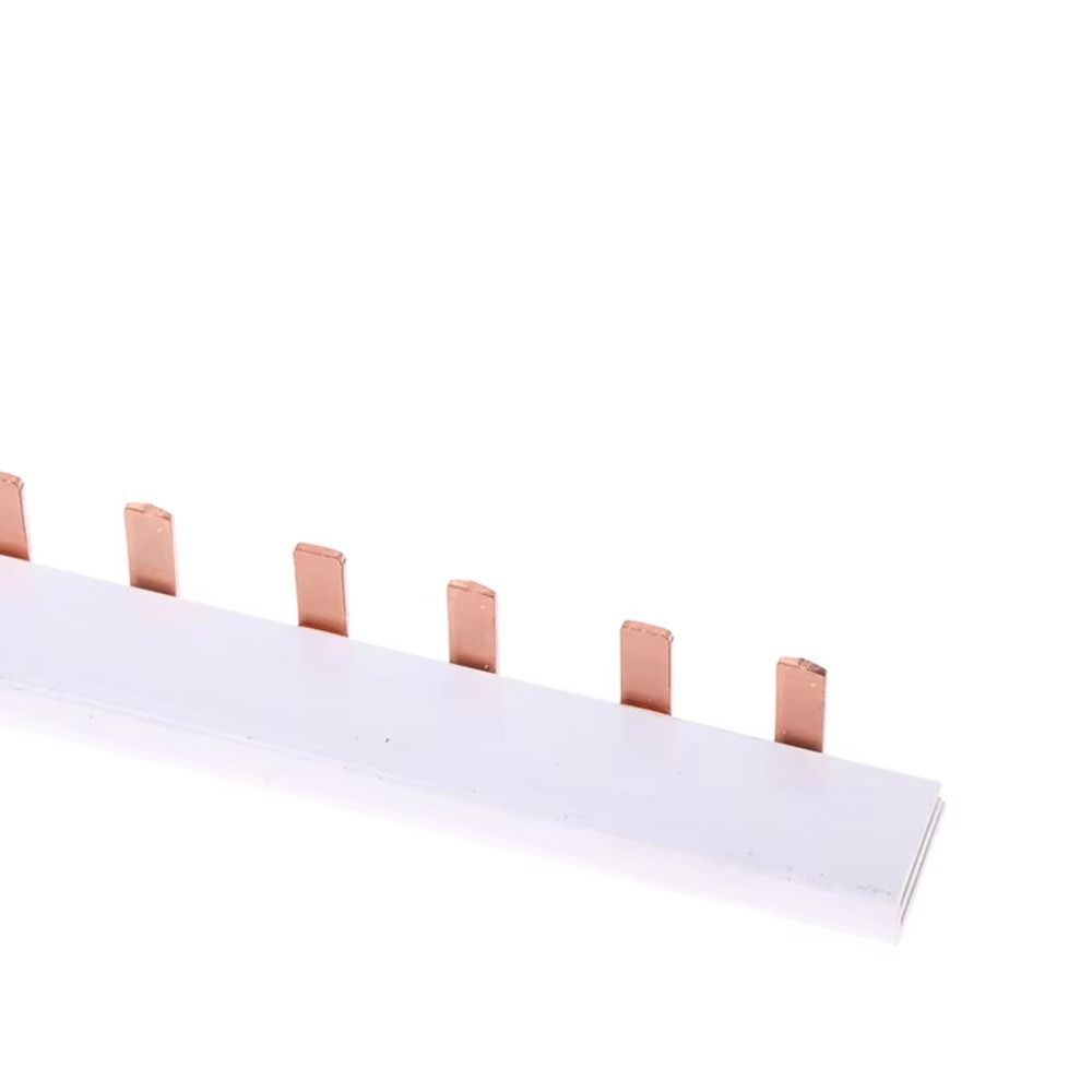 1Pcs 63A Pin Type Busbar 1/2/3Pole Copper Bus Bar for C45 IC65N Circuit Breaker Distribution Box