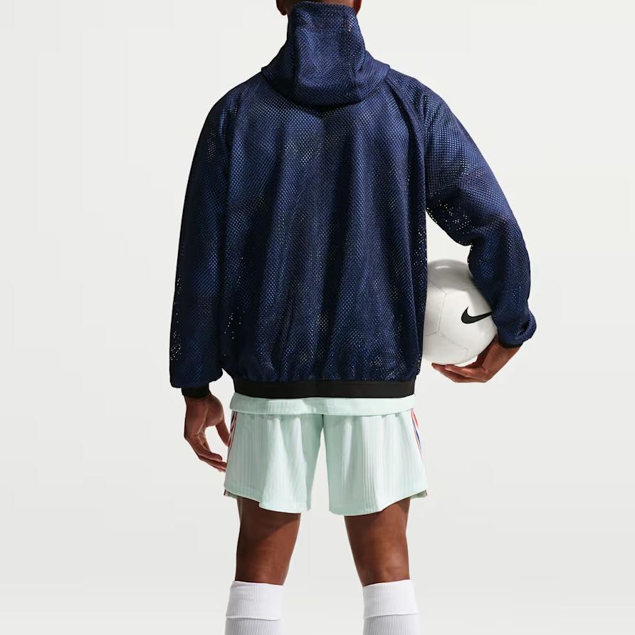 Nike Мужская куртка FFF Dri-Fit для гимна перед футбольным матчем 'Blackend Blue Metallic Copper' IH1763-498