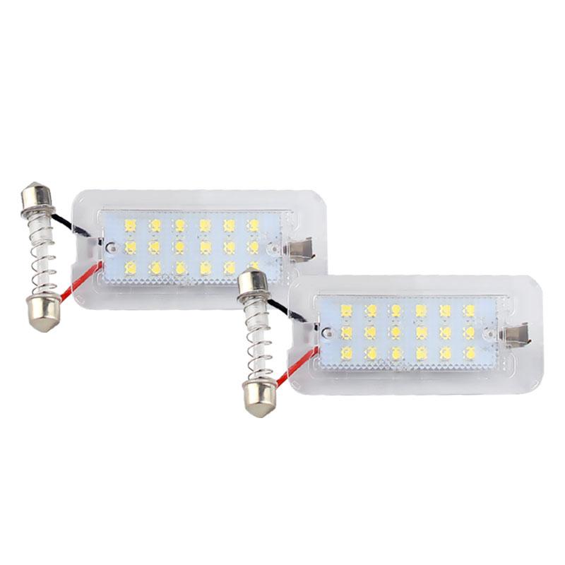 2 шт. OEM# 51800482 Для Fiat 500 500C Abarth 2007 2008 2009 2010 2012 2013-2016 Белый 12В Светодиодные фонари подсветки номерного знака