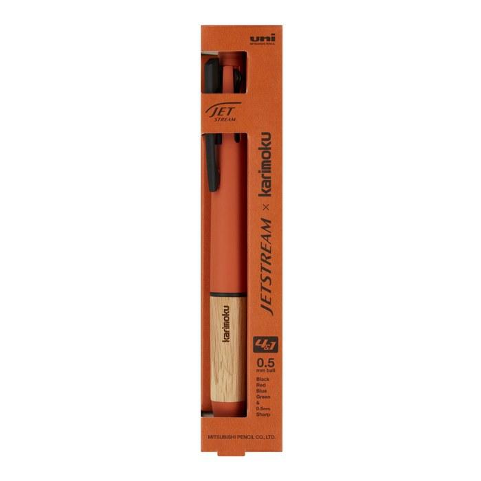 Многофункциональная ручка Mitsubishi Pencil Jetstream 4&1 0.5 Закатный оранжевый MSXE5KF05.4