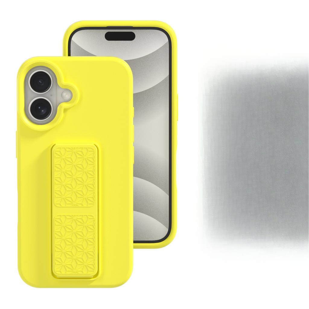 Подходит для Ip16promax Жидкий силиконовый ремешок-подставка, Защитный чехол однотонного цвета для Apple 15/14