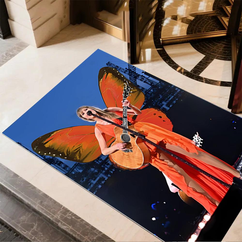 Taylor Swift's Performance Floor Rug Office Rug Suitable for Entryway Dining Room Study room Playrooms Anti-slip Rug Decorate Offices
