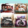 Wwe Eaw Duvet Cover Set With Active Dyeing For Double Bed Bedroom Decor