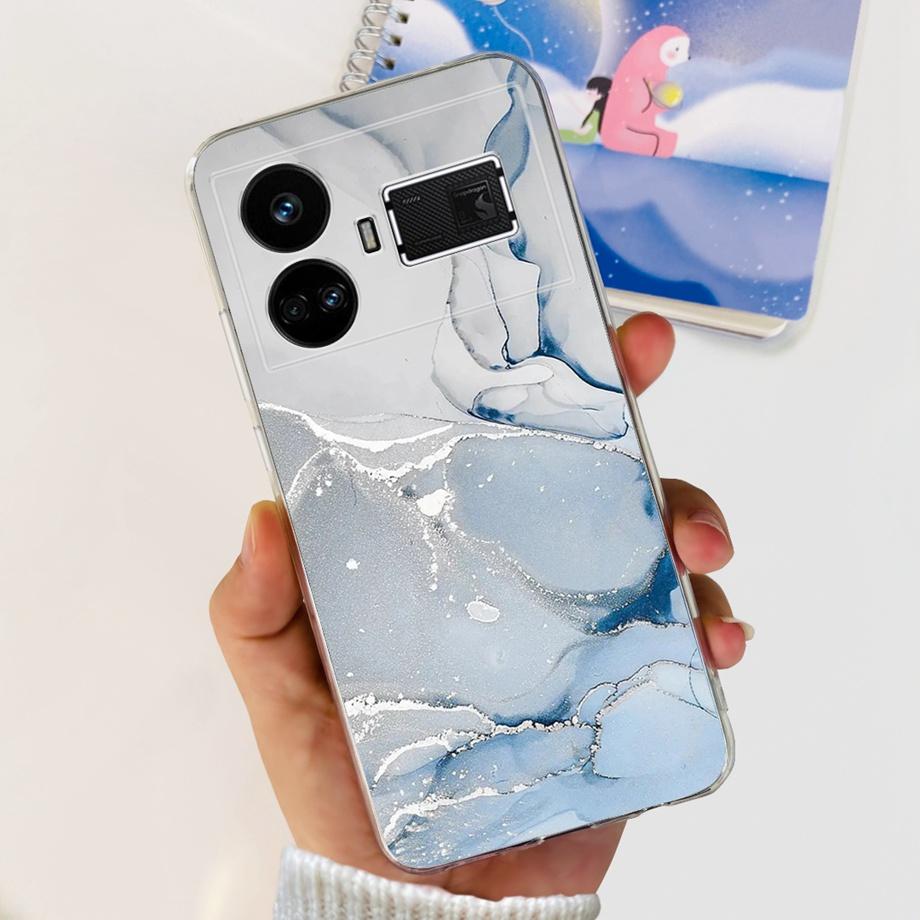 Для Realme GT5 240 Вт / GT3 / GT Neo 3 / GT Neo 5 Чехол Милый Мультяшный Роскошный Мягкий Силикон Прозрачный Чехол для Телефона Задняя Крышка Capas