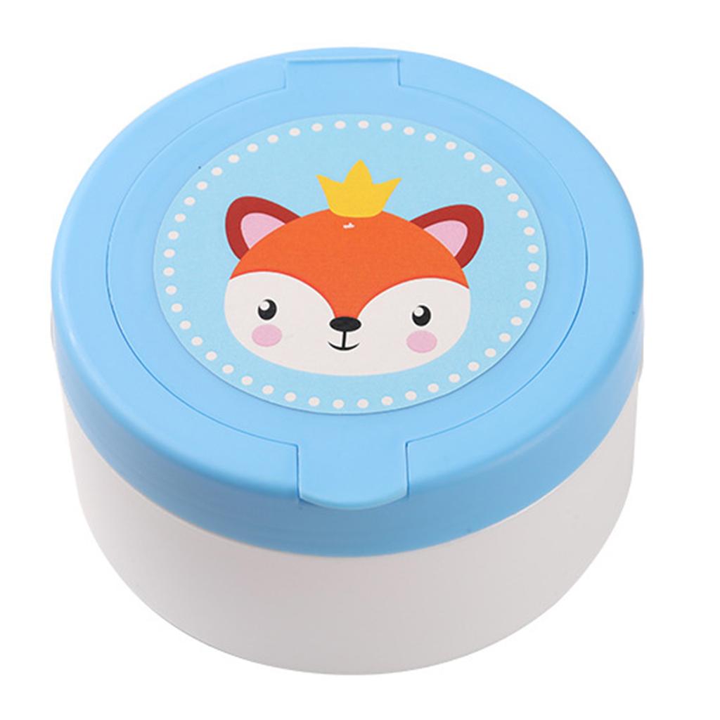 Контейнер для пуховки для младенцев, держатель для пуховки для малышей, бережный уход, легко носить с собой, подходит для чувствительной кожи во время купания