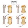 4Pcs 12mm Wheel Hex Hub Adapter Upgrade Parts Replaces Parts Accessories for Axial SCX10 for HSP Trunk DIY Accessories Spare Parts