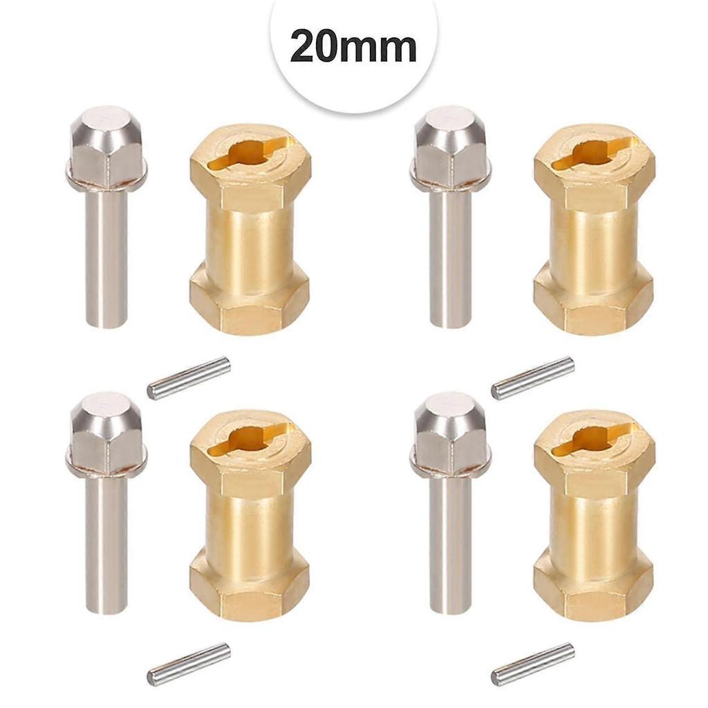 4Pcs 12mm Wheel Hex Hub Adapter Upgrade Parts Replaces Parts Accessories for Axial SCX10 for HSP Trunk DIY Accessories Spare Parts