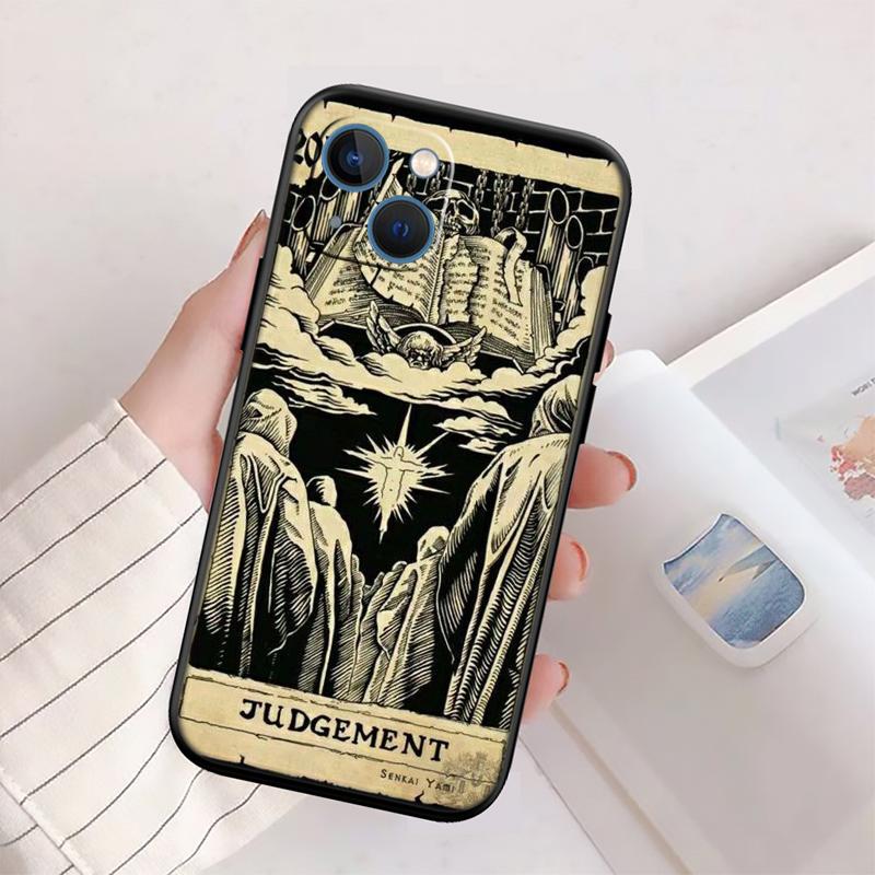 QE10 Divination Tarot Phone Case for OPPO A40 A60 A80 A15 A16 A16K A12 A17 A17K A54 A54S A53 A53S A55 A56 A57 A98 F23