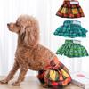 Plaid Pet Physiological Pants - Washable Safety Diapers for Small Bichon Frise Dogs