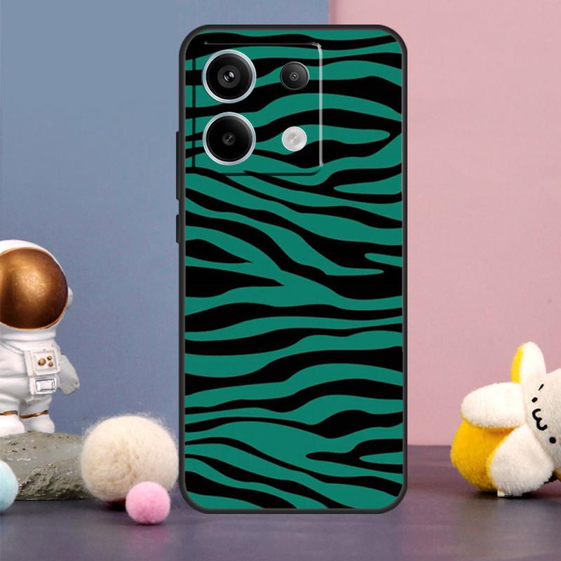 Zebra Stripe Print Case For Xiaomi Redmi Note 13 9 10 11 12 14 15 Pro Plus Redmi 15 15C 14C 10C 12C 13C Cover