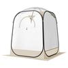 Pop up Sports Tent, 1.27x1.27 m Clear Bubble Tent for 1 Person, Waterproof Outdoor Pod with Floor Mat & Top Cover, Garden Igloo Dome Tents Camping