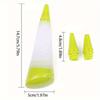 Reusable Piping Bag Set, Pastry Decoration Pen Set, with 3 Silicone Tips, Reusable Cake Decoration Tools, Random Colors