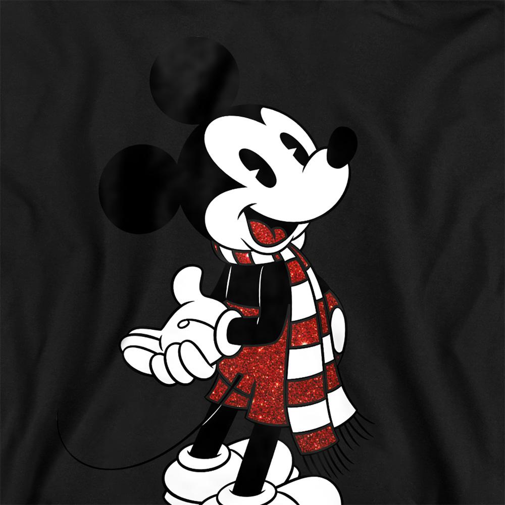 Mickey Mouse Childrens/Kids Christmas Scarf Hoodie
