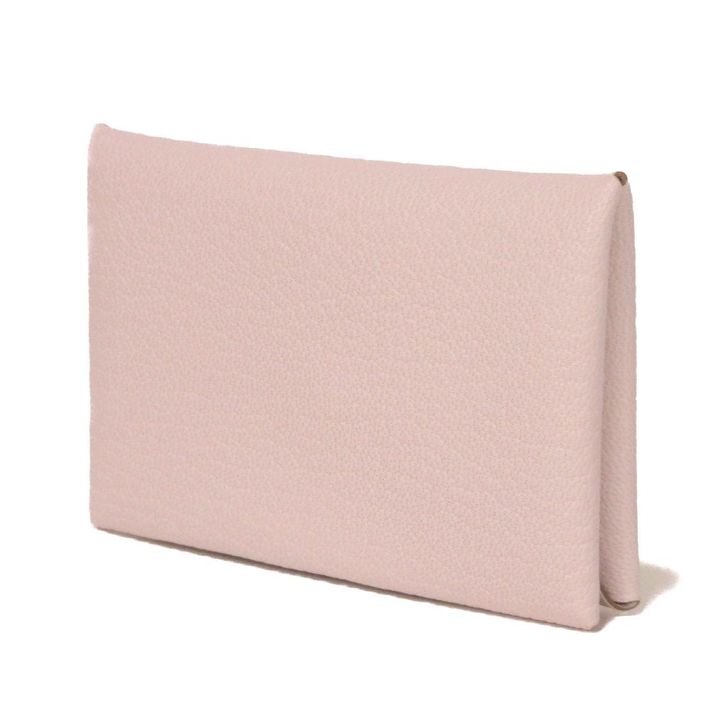 Сумка 9212 Calvi 7946 из козлиной кожи Chevre Mysore с логотипом, оттиснутым фольгой, пастельно-розового цвета, в отличном состоянии 13808