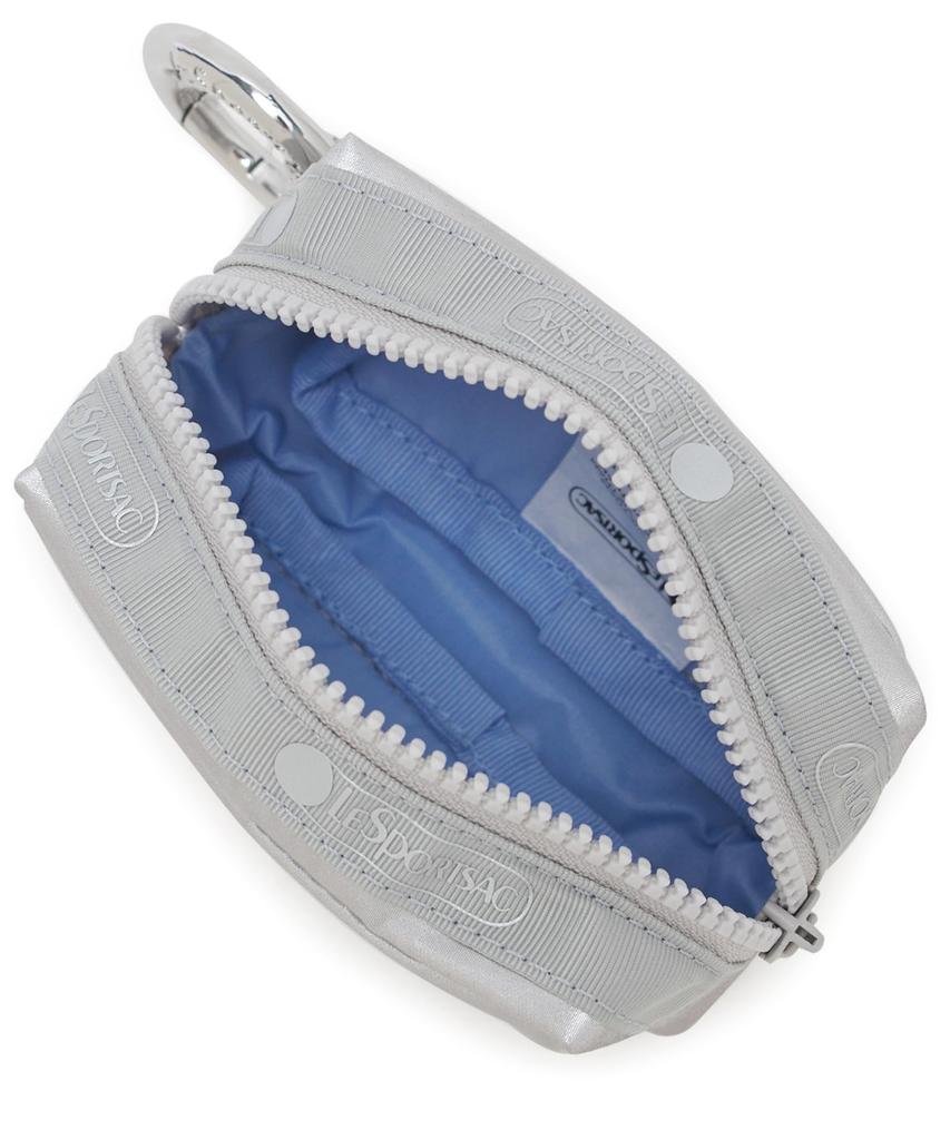 Брелок для сумки MICRO REC Серебристый блеск [LeSportsac] [Официальный] COSM/1888/Frost