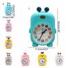 Cartoon Desktop Mute Clock Animal Pattern Small Desk Clock Student Alarm Clock  Table