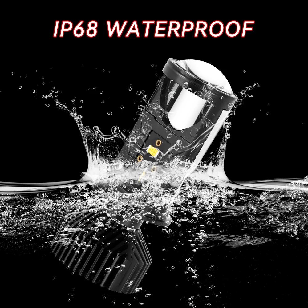 Y6 Линза H4 Светодиодная фара Универсальная 12В Мотоциклетный Автомобильный Свет Фара Интегрированная Фара Типа Универсальная Лампа Автомобиль Мотоцикл