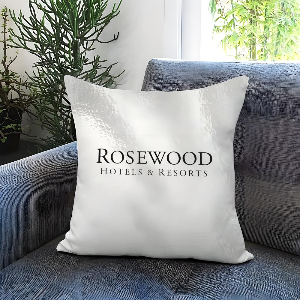 Fashion Rrosewood Hoteleer Cushion Cover Comfortable Reversible Pillow Cover Ideal for Car Sofa Bedroom Beyond