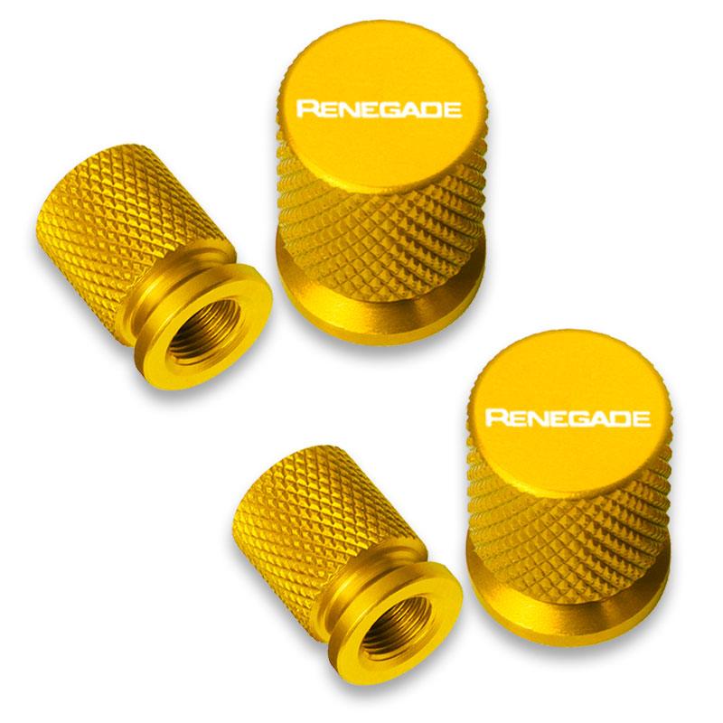 Car Wheel Tire Valve Caps Tyre Stem Covers Airdust Waterproof For Jeep Renegade Auto Accessories MWGHF1