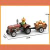 Halloween Building Block Set – Haunted Pumpkin Car: a creative ST toy suitable for boys and girls, the perfect party gift. Number of pieces: 136PCS