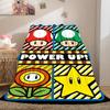 Classic Pixel Games Soft Flannel Blanket Lightweight Cozy Microfiber Blanket for Couch Bed LXR90