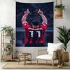 Ac Milan Wall Decor Tapestry Art For Pet Memorial Birthdaywedding Party Backdrop Family Gift