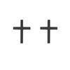 2Pcs 3D Stereo Cross Badge Stickers Metal Material Auto Decorative Sticker  Motorcycle Styling