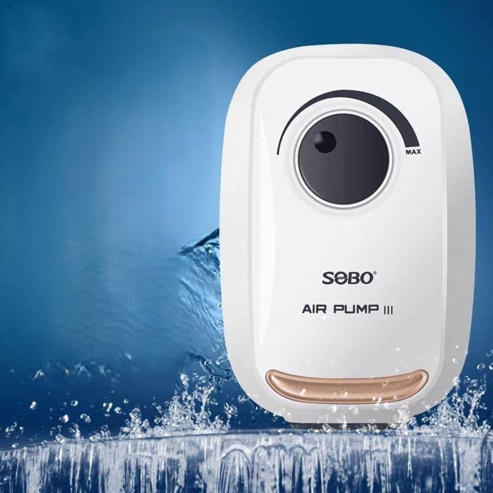 Ultra Silent Aquarium Air Pump Silent Operation Adjustable Automatic Mute Aerator Pump Low Noise 4W/6W/10W Small Oxygenator