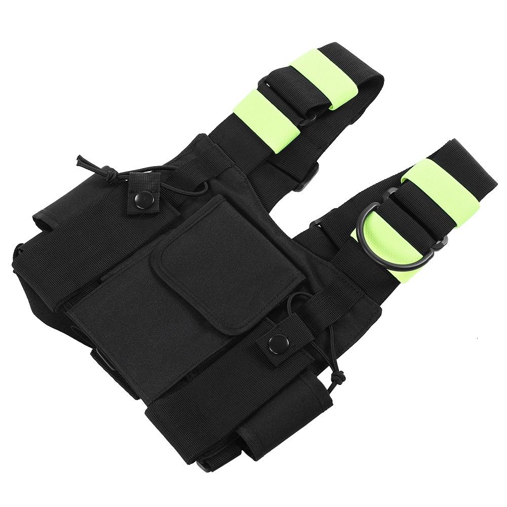 Универсальная нагрудная сумка для рации из нейлона с функцией громкой связи