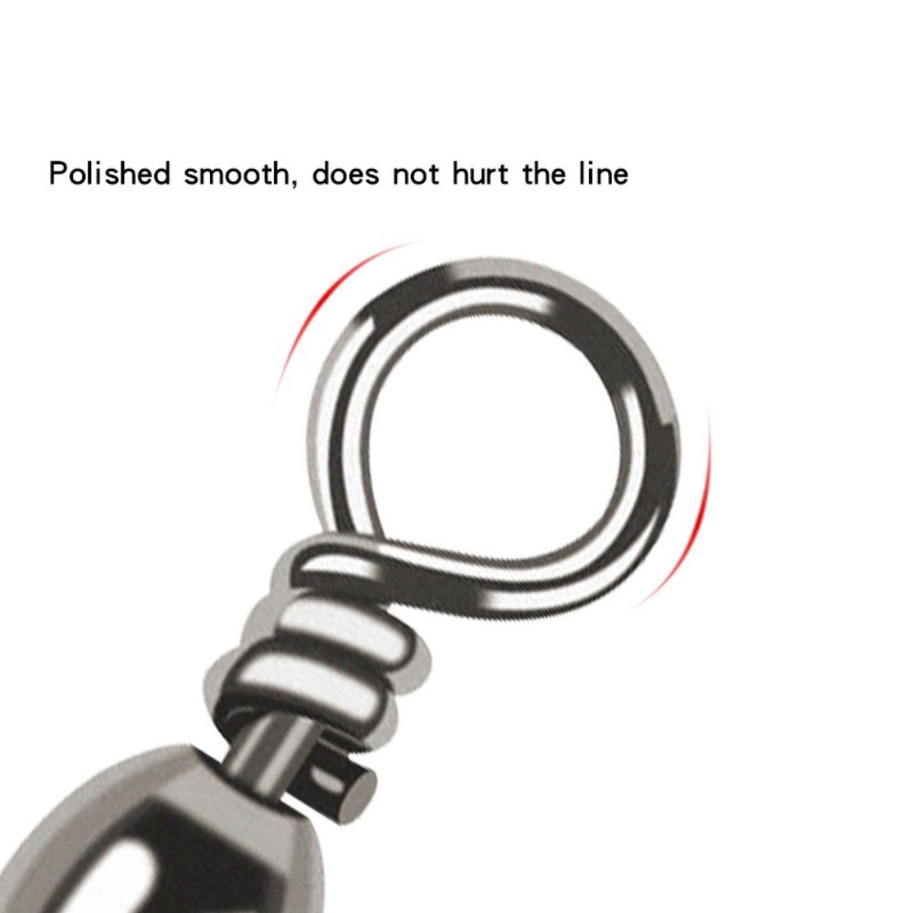 50 шт. Коннектор вертлюжки быстрые вертлюжки рыболовная леска соединитель бочкообразные вертлюги морская рыбалка