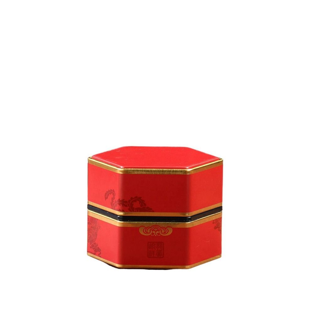 Container Tea Set Accessories Hexagonal Empty Tea Organizer Tea Pot Tea Storage Tank Tea Box
