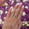 Серебряное кольцо с натуральным агатом 1.035ct, вес изделия 2,69 гр (2171171)