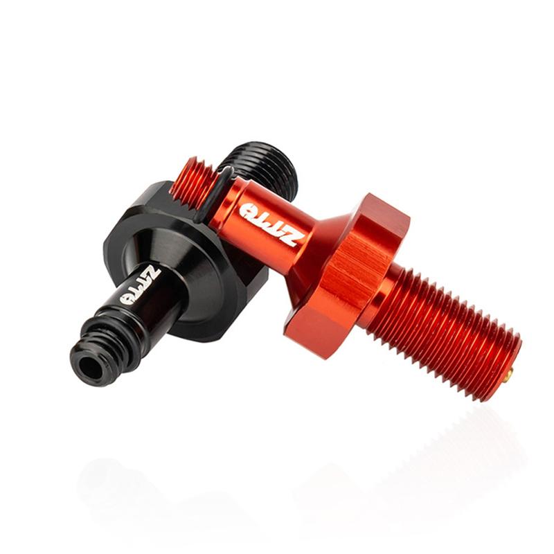 1/2/3/5Pcs Bicycle Air Rear Shock Absorber Valve Adapter Bicycle Rear Shock Air Pump Valve Adapter Pressure Reducer Accessories